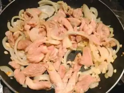 Make Sweet pepper chicken step 5