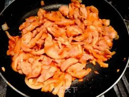 Make Sweet pepper chicken step 6