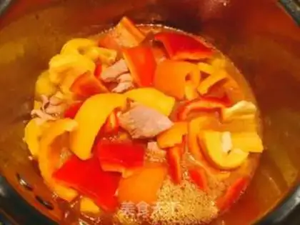 Make Sweet pepper chicken step 8