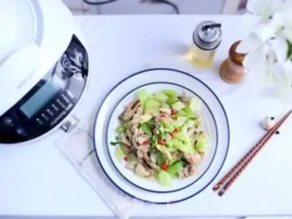 Make Celery fried chicken step 8