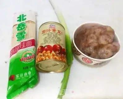 Make Shrimp and soy noodles step 0