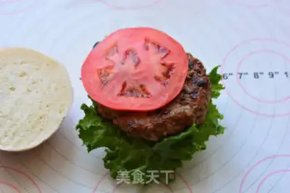 Make American beef burger step 15