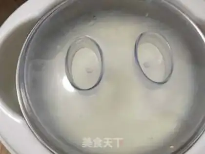 Make Homemade honey yogurt step 5