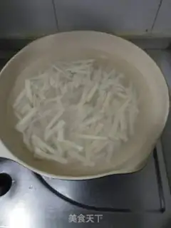 Make Fried silk step 2
