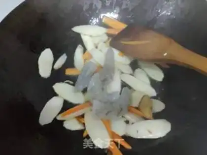 Make Shrimp is fried step 5