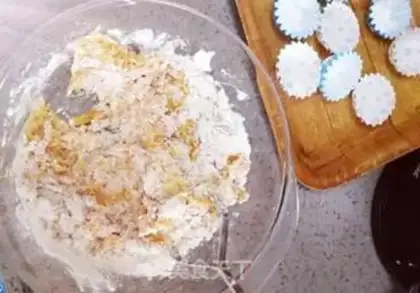 Make Red potato coconut ball step 1