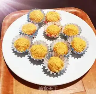 Make Red potato coconut ball step 6