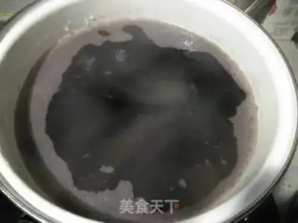Make Black rice congee step 3