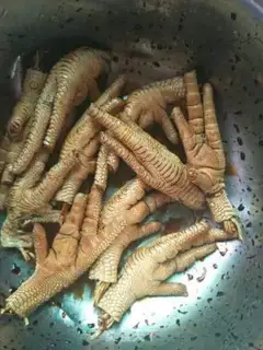 Make Tiger chicken claws step 1