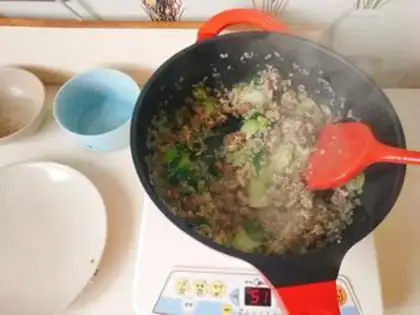 Make Beef eggs and tacos step 11