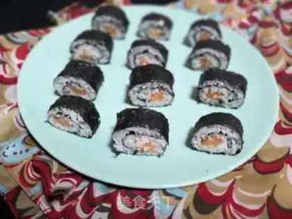 Make Sushi salmon step 7