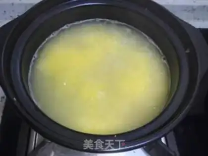 Make Rice congee step 1