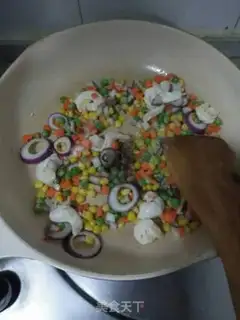 Make Cheese rice step 5