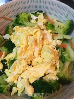 Make The broccoli mixes the eggs step 8