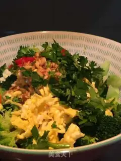 Make The broccoli mixes the eggs step 18