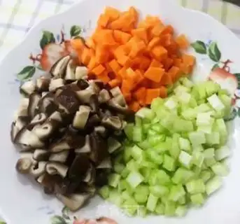 Make The congee of salmon step 1