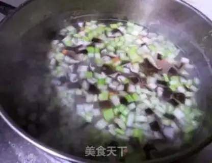Make The congee of salmon step 5