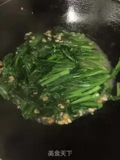 Make Soybeans and garlic sauce step 5