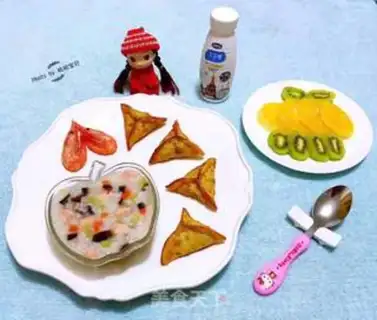 Make The congee of salmon step 8