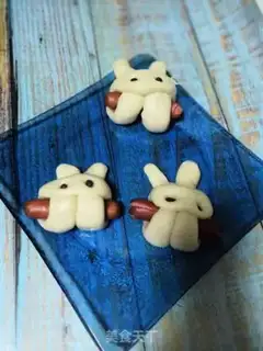 Make Little bunny sausage rolls step 7