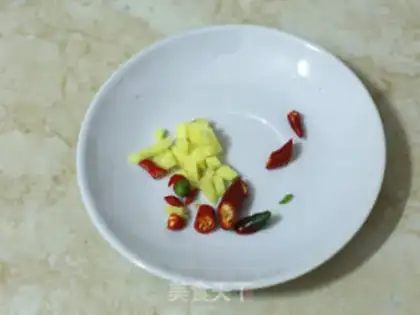 Make Green pepper fire step 2