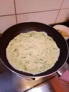Make Meat pine omelet step 4