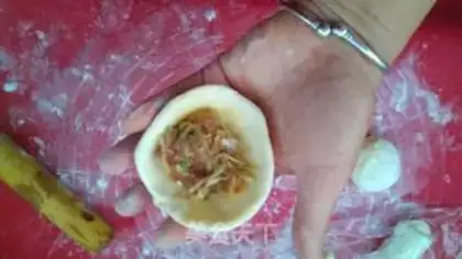 Make The radish beef waffles step 17