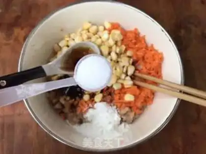Make Corn carrot chicken meatloaf step 6