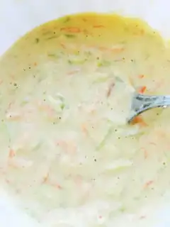 Make A greasy veggie omelet step 3