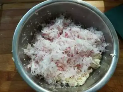 Make Sour radish tofu pills step 5