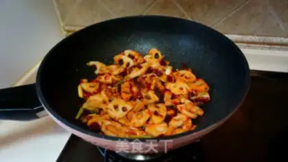 Make Spicy squid step 11