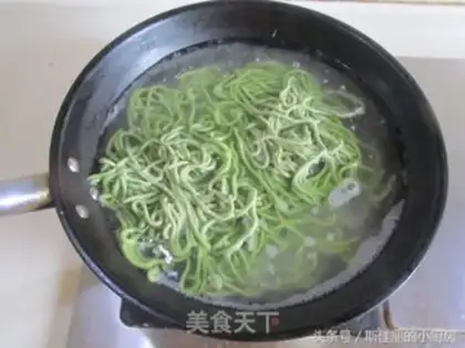 Make Spaghetti mushroom sauce step 12