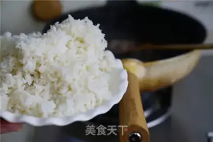 Make Mustard beef fried rice step 2