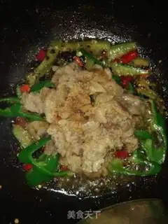 Make Spicy oil scum step 2