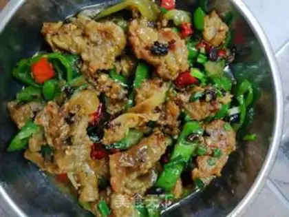 Make Spicy oil scum step 5