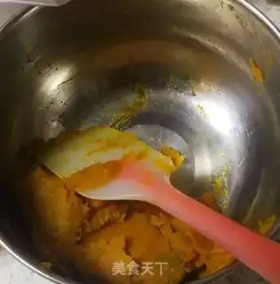 Make Pumpkin bean cake step 4
