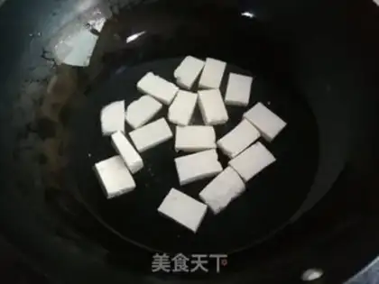 Make Eggs and tofu step 1