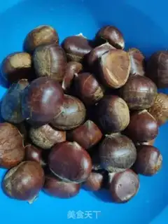 Make High-pressure pans with chestnuts step 1
