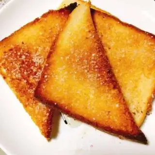 Make Creamy honey toast step 5