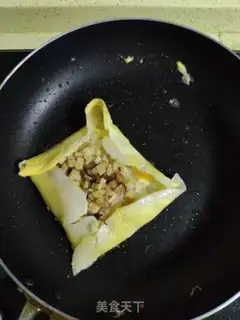 Make Three fresh bean skin step 16