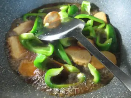 Make Plumb peppers and sour chickens step 9