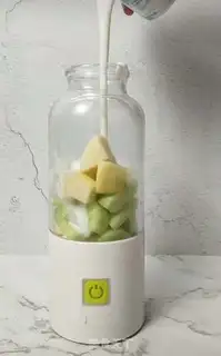 Make Cucumber apple yogurt step 2