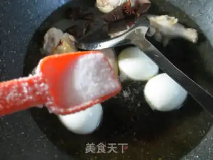 Make Eggs and chicken wings step 6