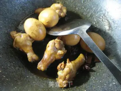 Make Eggs and chicken wings step 9