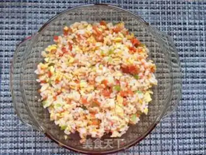 Make Cheese fried rice step 12