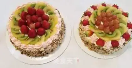 Make Fruit birthday cake step 11