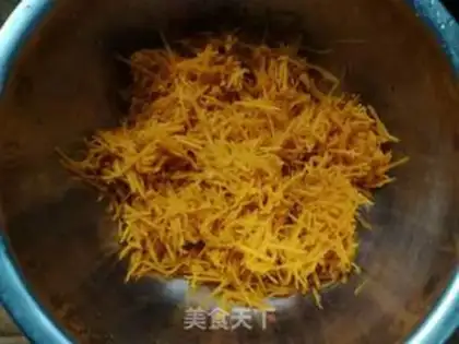 Make Pumpkin eggcake step 1