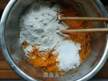 Make Pumpkin eggcake step 4