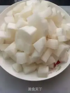 Make White radish step 2