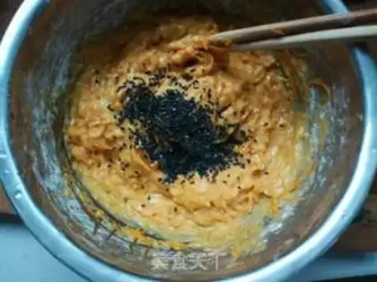 Make Pumpkin eggcake step 6